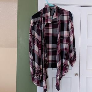 Button down tie shirt